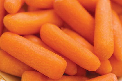 Baby carrots make for great snacks for road trips when using a car rental.